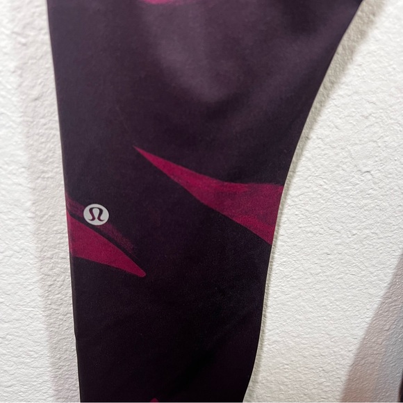 LULULEMON All Sport Crop Leggings Back Spin Stroke Dashing - Picture 7 of 12